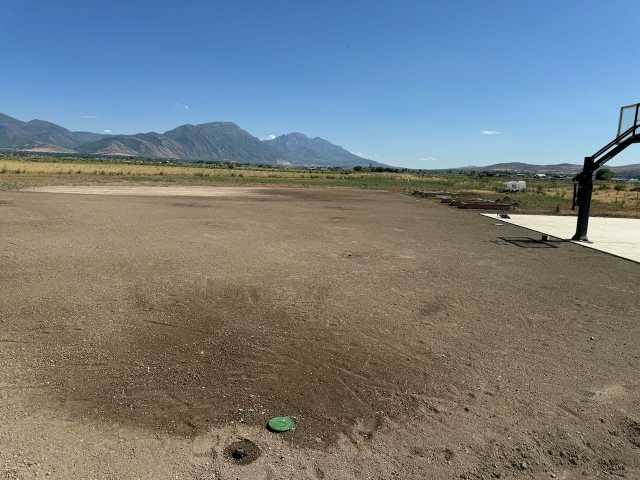 Land Grading for Future Lush Lawn Transformation